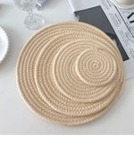 Round Natural Placemats For Effortless Tables