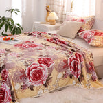 Floral Fleece Blanket For Cozy Evenings
