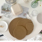Round Natural Placemats For Effortless Tables