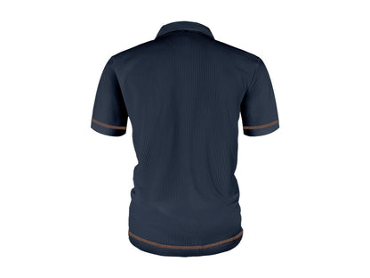Men's Polo Shirt | Airy Modern Polo with Knitted Texture