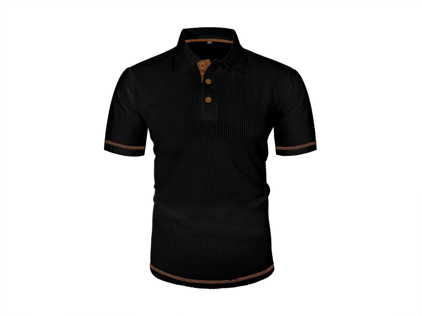 Men's Polo Shirt | Airy Modern Polo with Knitted Texture