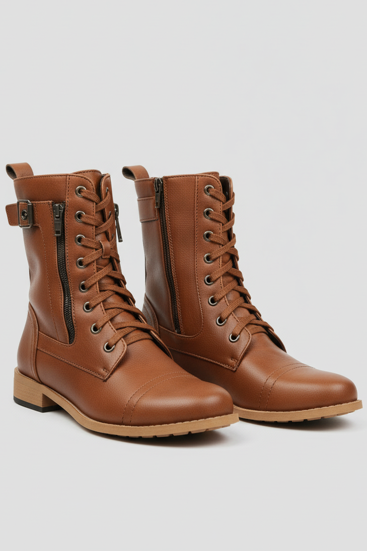 ROSESTEP – Women’s Orthopedic Lace-Up Winter Boots with Insulated Comfort & Support