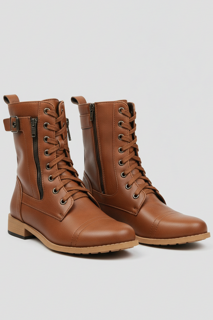 ROSESTEP – Women’s Orthopedic Lace-Up Winter Boots with Insulated Comfort & Support