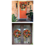Autumn Door Wreath For A Warm Welcome