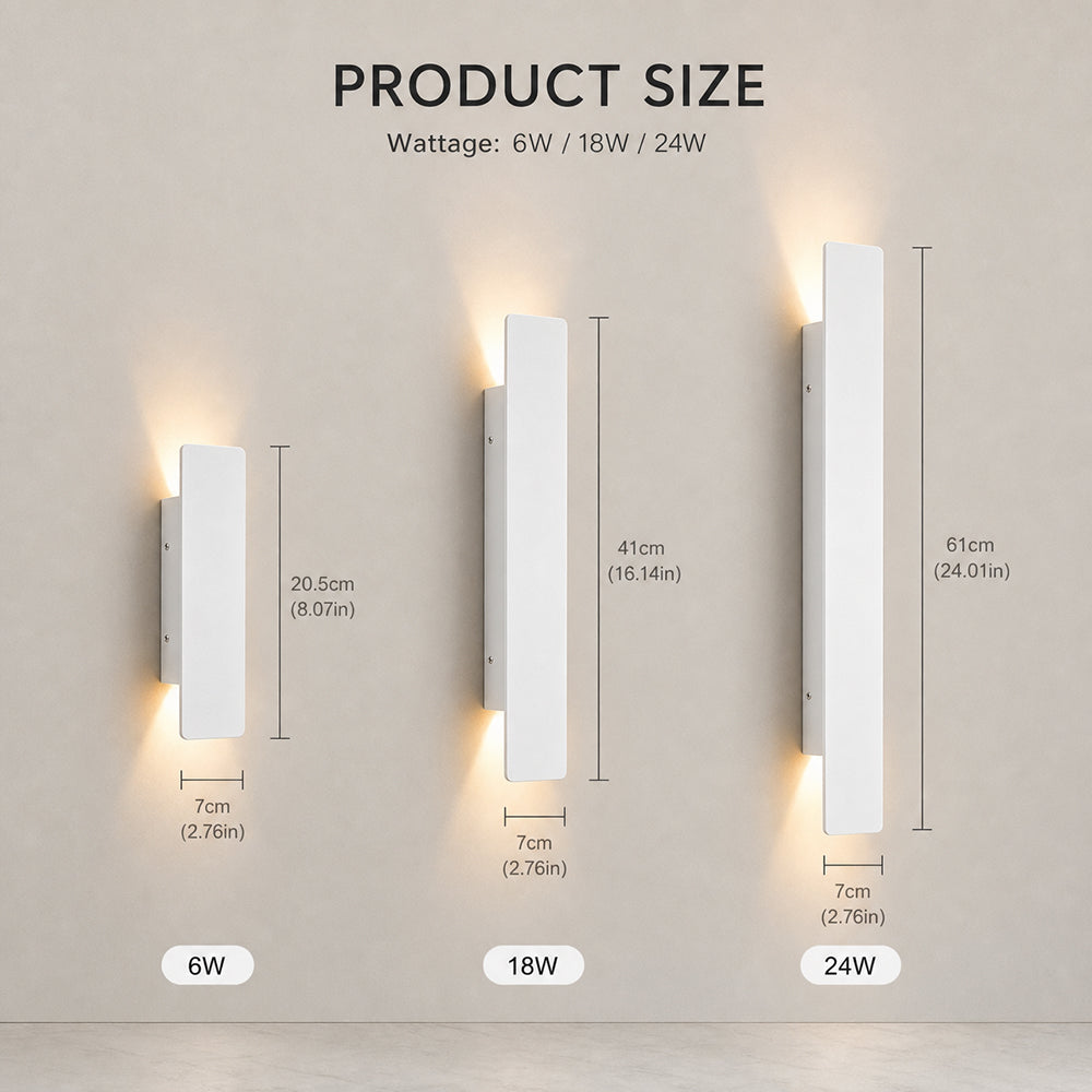 GLOWNARIA – Zeitgenössische LED-Wandleuchte für stilvolle Wohnräume