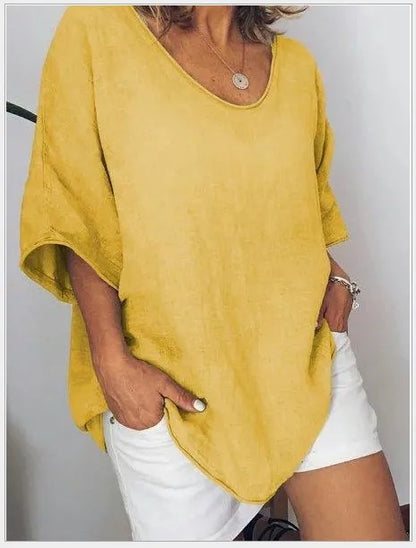Women's round neck T-shirt | Short sleeves