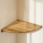 Solid Pine Corner Shelf for Space-Saving Storage