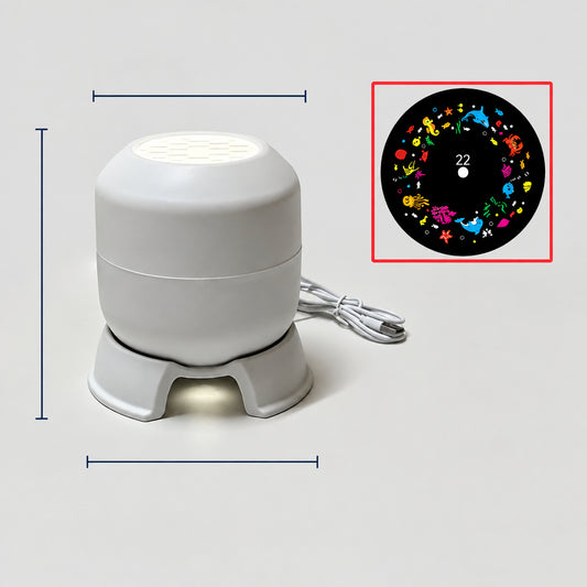 OCEANLUME – 360° draaiende LED-oceaanprojectornachtlamp