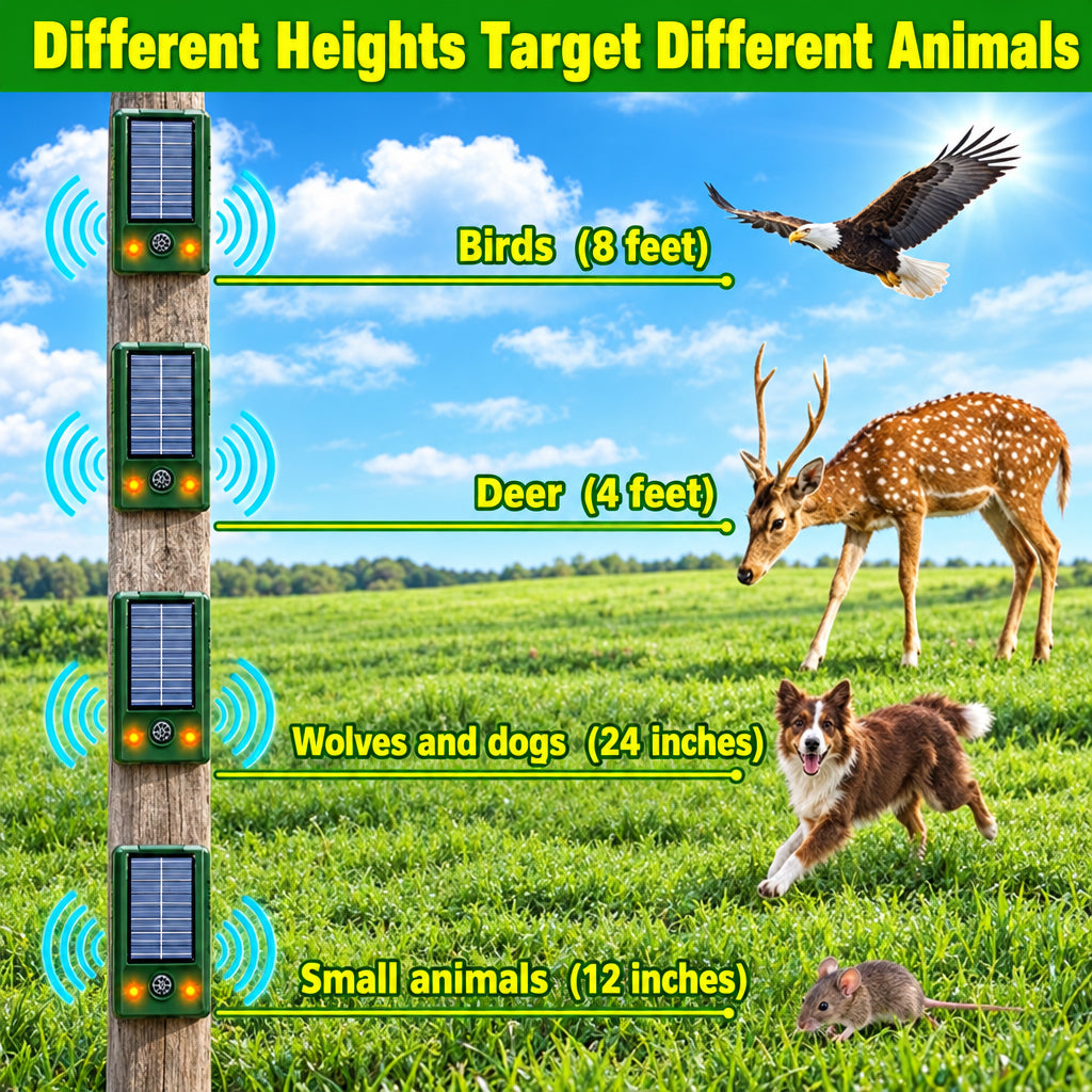 Solar Bird Deterrent for Peaceful Outdoor Spaces