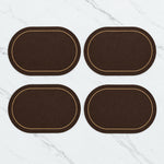 Faux Leather Placemats for Easy Table Protection