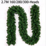 2.7m Christmas Garland for Festive Decorating