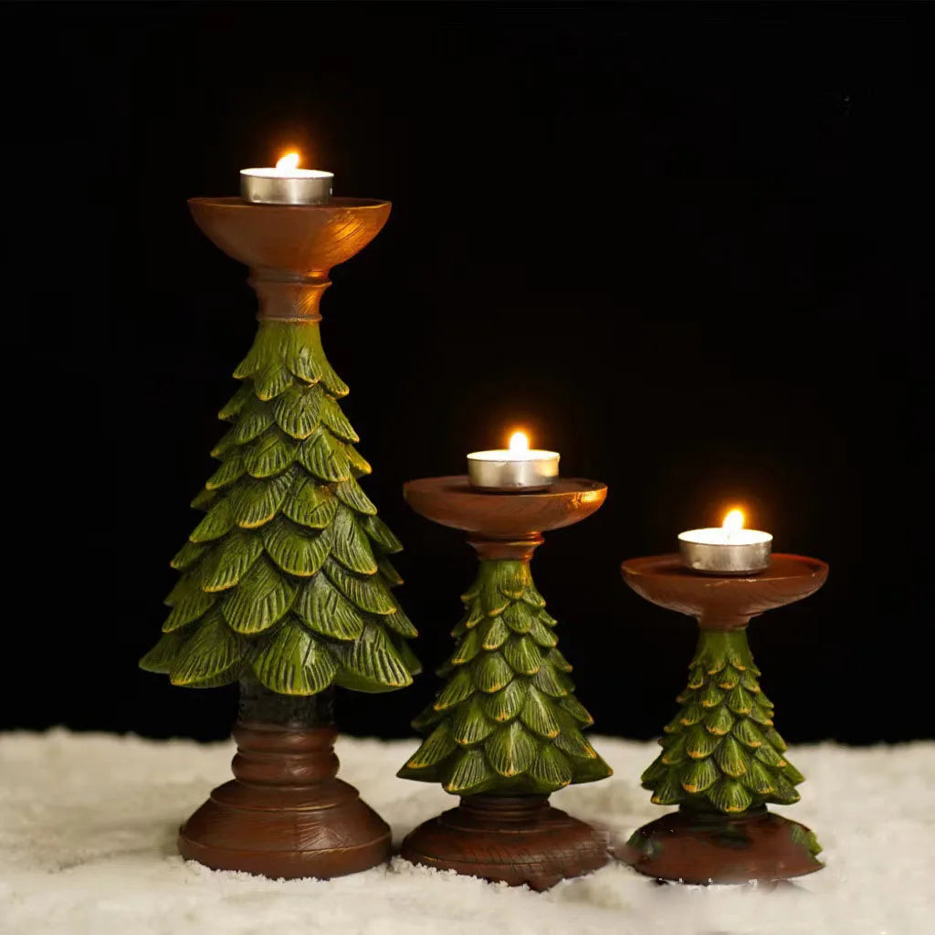 Vintage Christmas Candle Holder For Cozy Glow