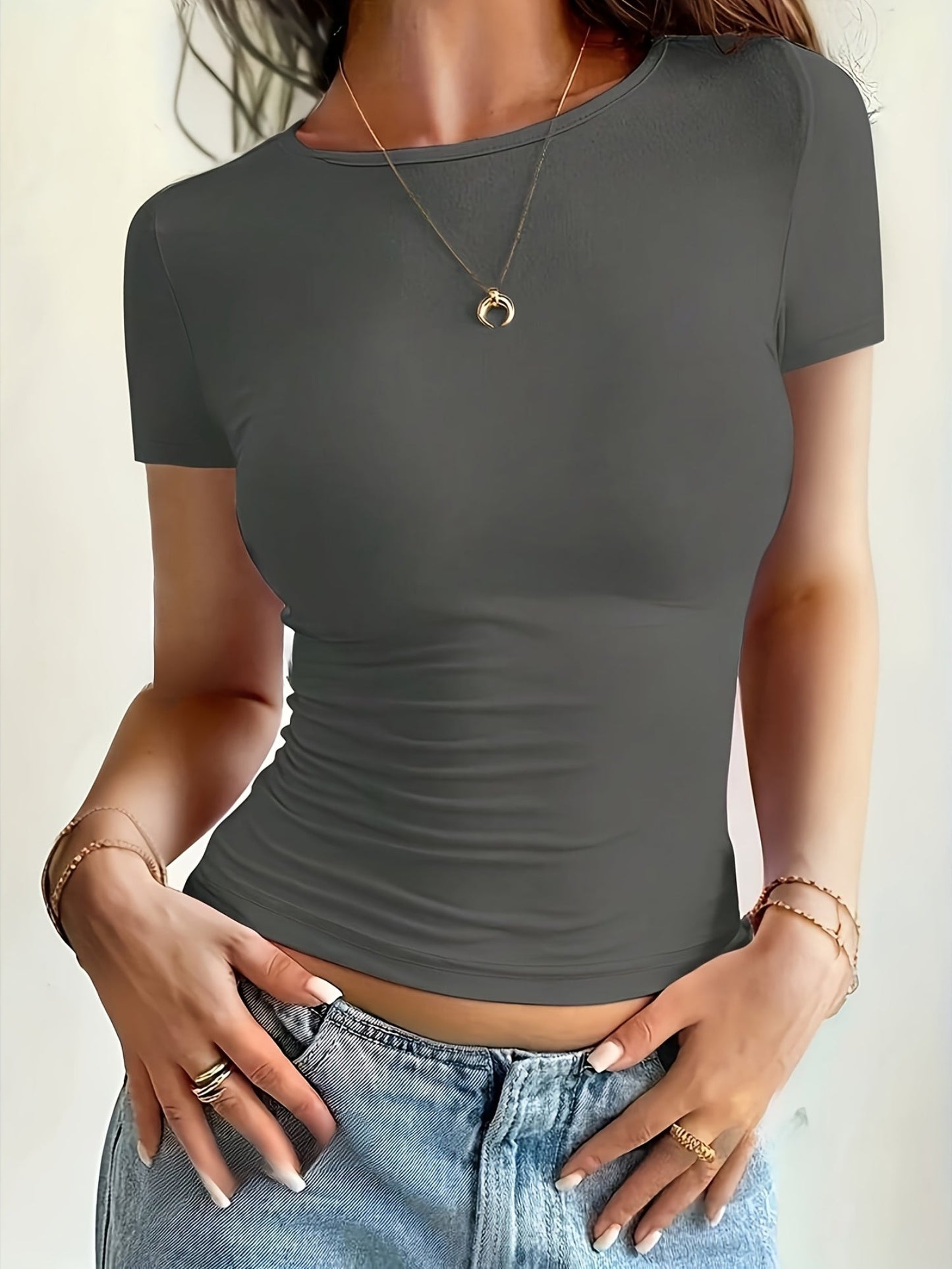 Women's T-shirt | Fitted Basic with Stretch