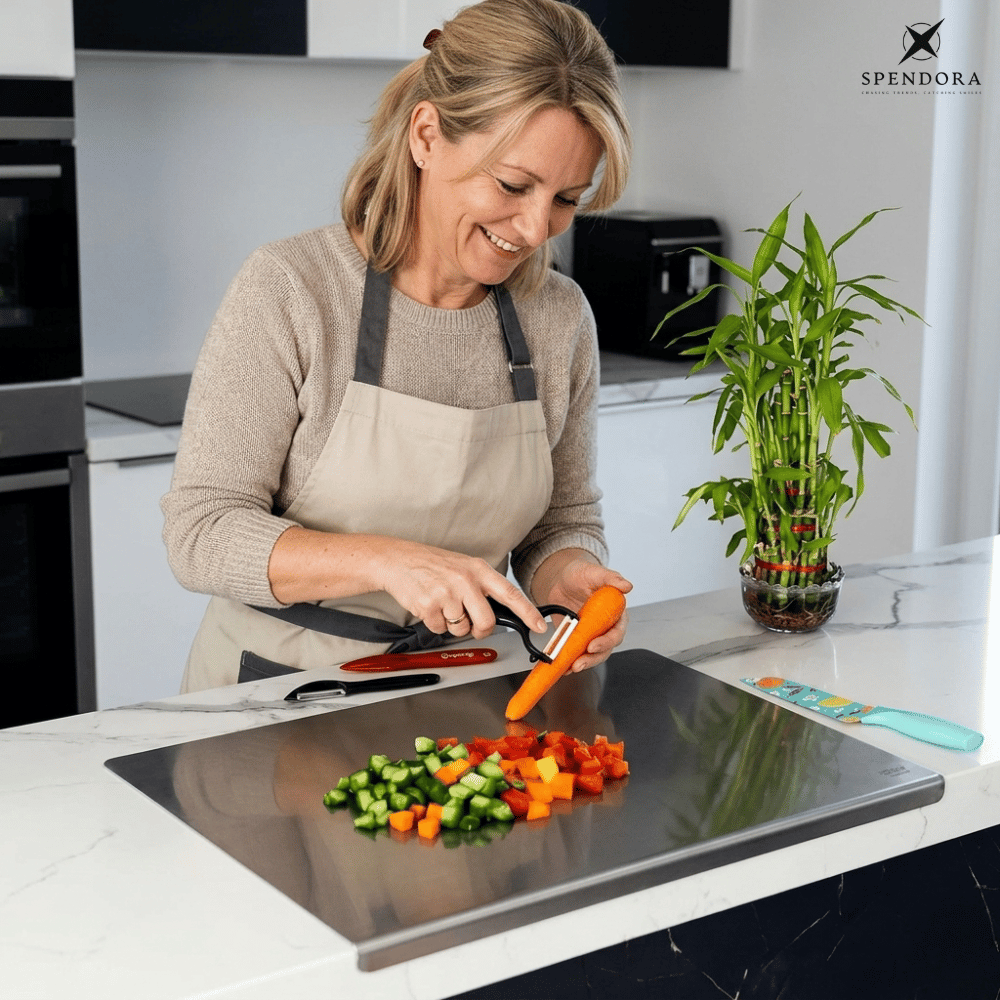 Stainless Steel Cutting Board For Cleaner Prep
