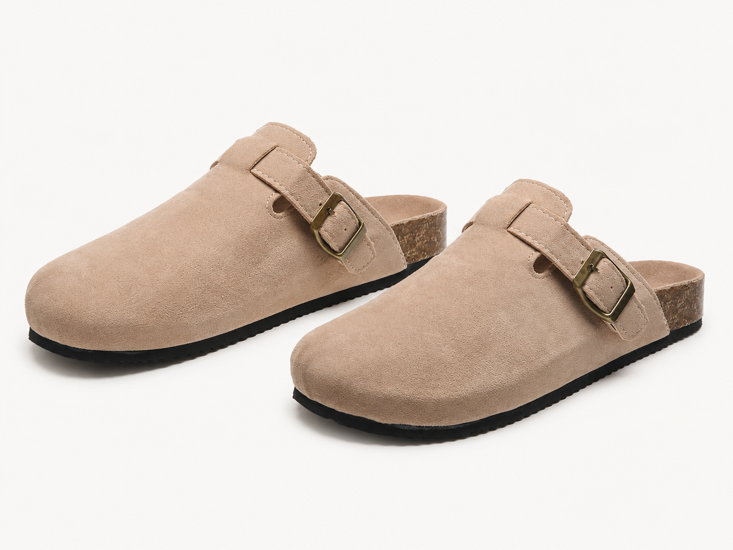Unisex Clogs with Adjustable Buckle and Closed Toe