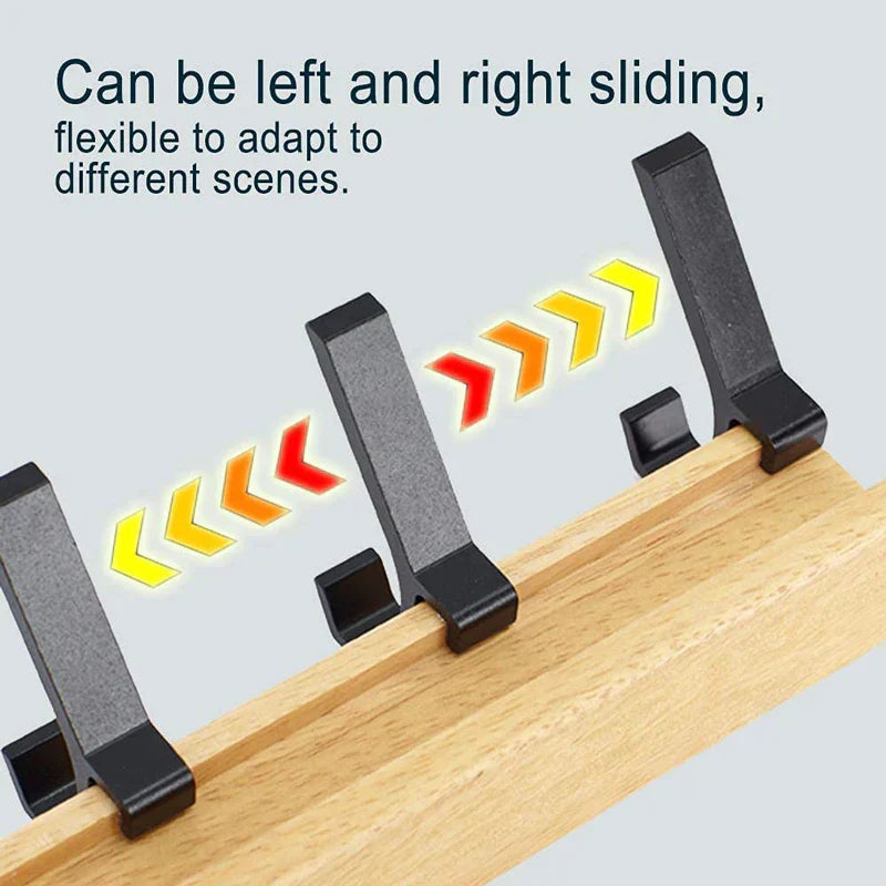 Wall-Mounted Coat Rack For Flexible Entry Storage