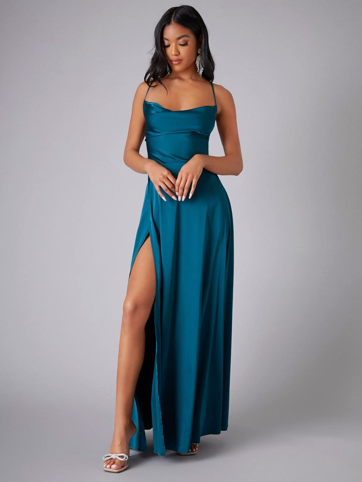 Elegant Maxi Dress with Slit for Summer for Women - Stylish and Comfortable