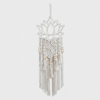 Lotus Macrame Tapestry for Cozy Bohemian Style