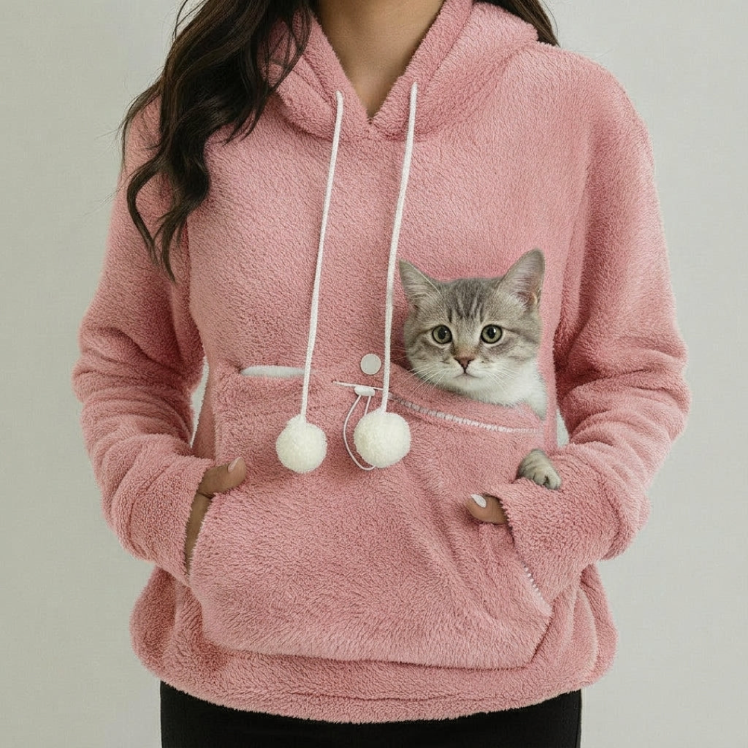 Pet Snuggle Hoodie for Hands-Free Bonding