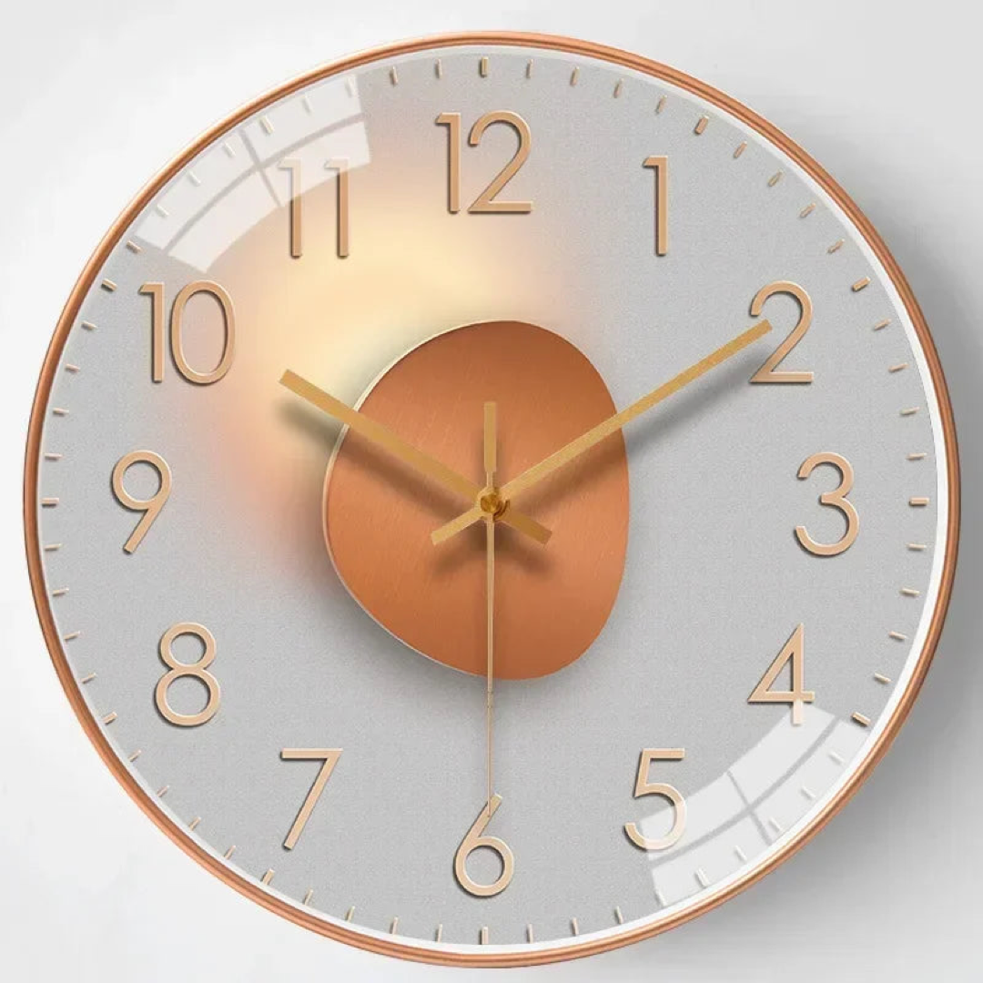 Quiet Wall Clock for Easy Time Checks