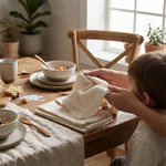 Cotton-Linen Napkin Set for Effortless Dining