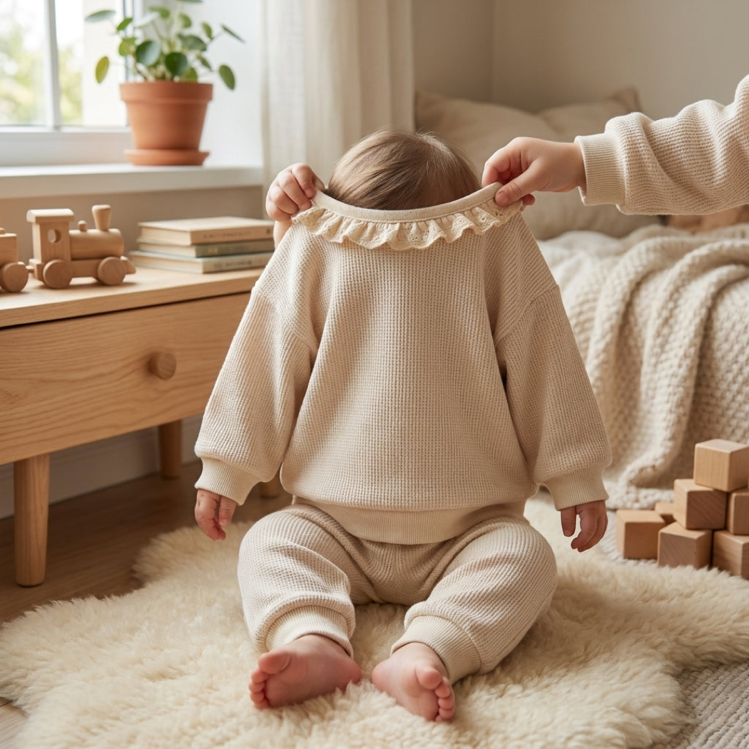 Kids' Organic Cotton Jogger Set for Gentle Play