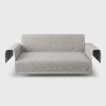 Cotton-Linen Sofa Cover That Stays Neat