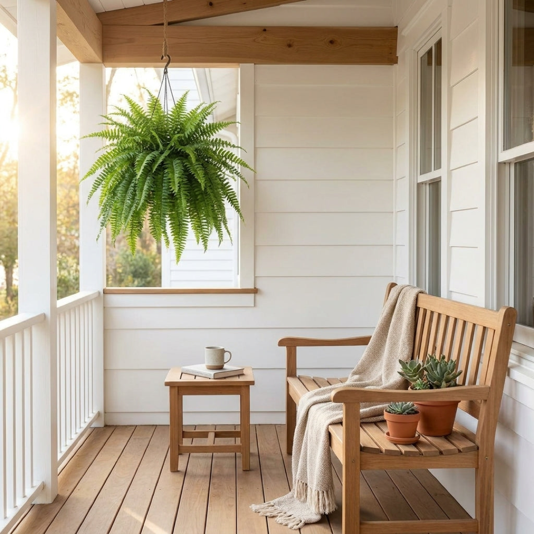 Artificial Boston Fern for Year-Round Greenery