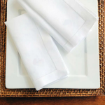 Hemstitched Cloth Napkin Set for Elegant Dining