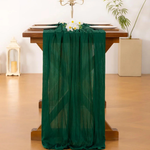 Lilac Gauze Table Runner for Effortless Elegance