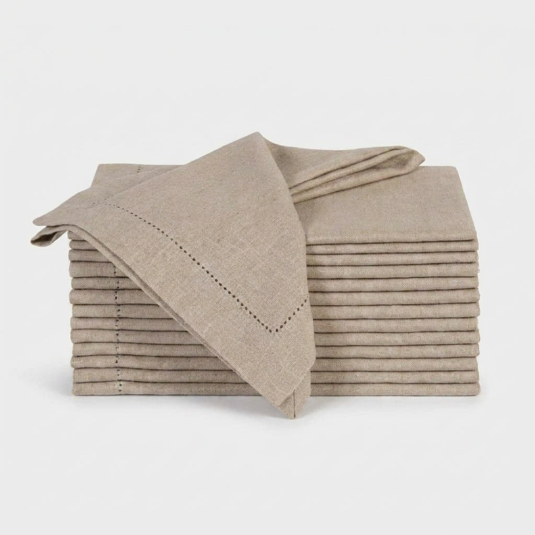 Cotton-Linen Napkin Set for Effortless Dining
