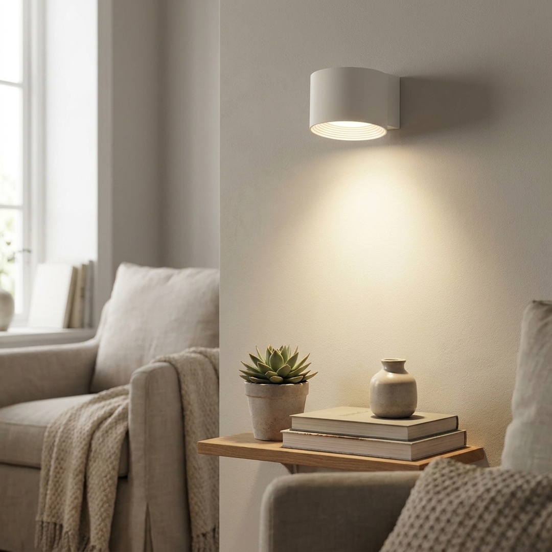 Nordic Cordless Wall Lamp – Warm Remote Lighting
