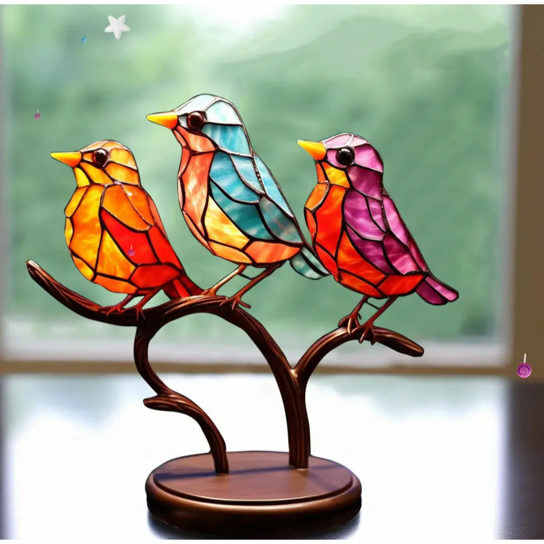 Sunlit Bird Suncatcher Brightens Any Room