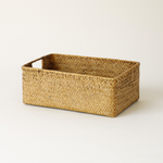 Woven Seagrass Basket for Effortless Organization
