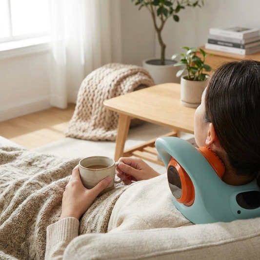 Heated Shiatsu Cushion for Deep Tension Relief