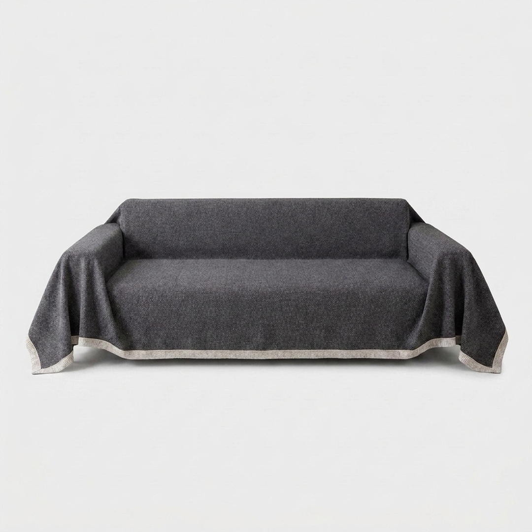 Cotton-Linen Sofa Cover for Secure Comfort