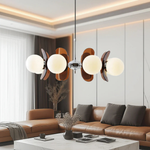 Sculptural Globe Chandelier – Artful Overhead Light