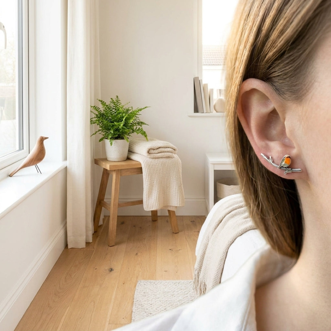 Golden Bird Earrings for All-Day Comfort