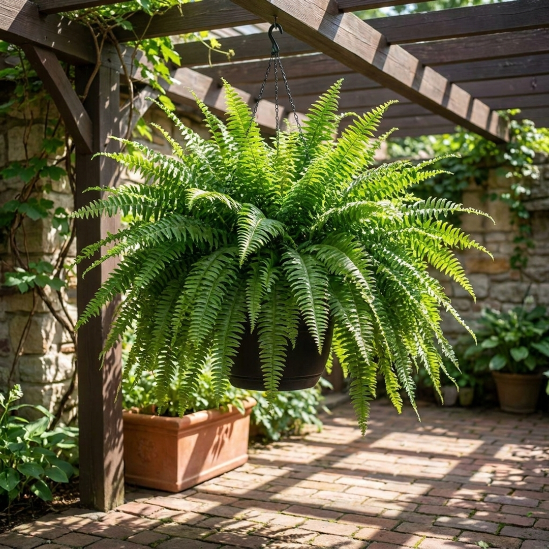 Artificial Boston Fern for Effortless Greenery