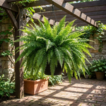 Artificial Boston Fern for Effortless Greenery