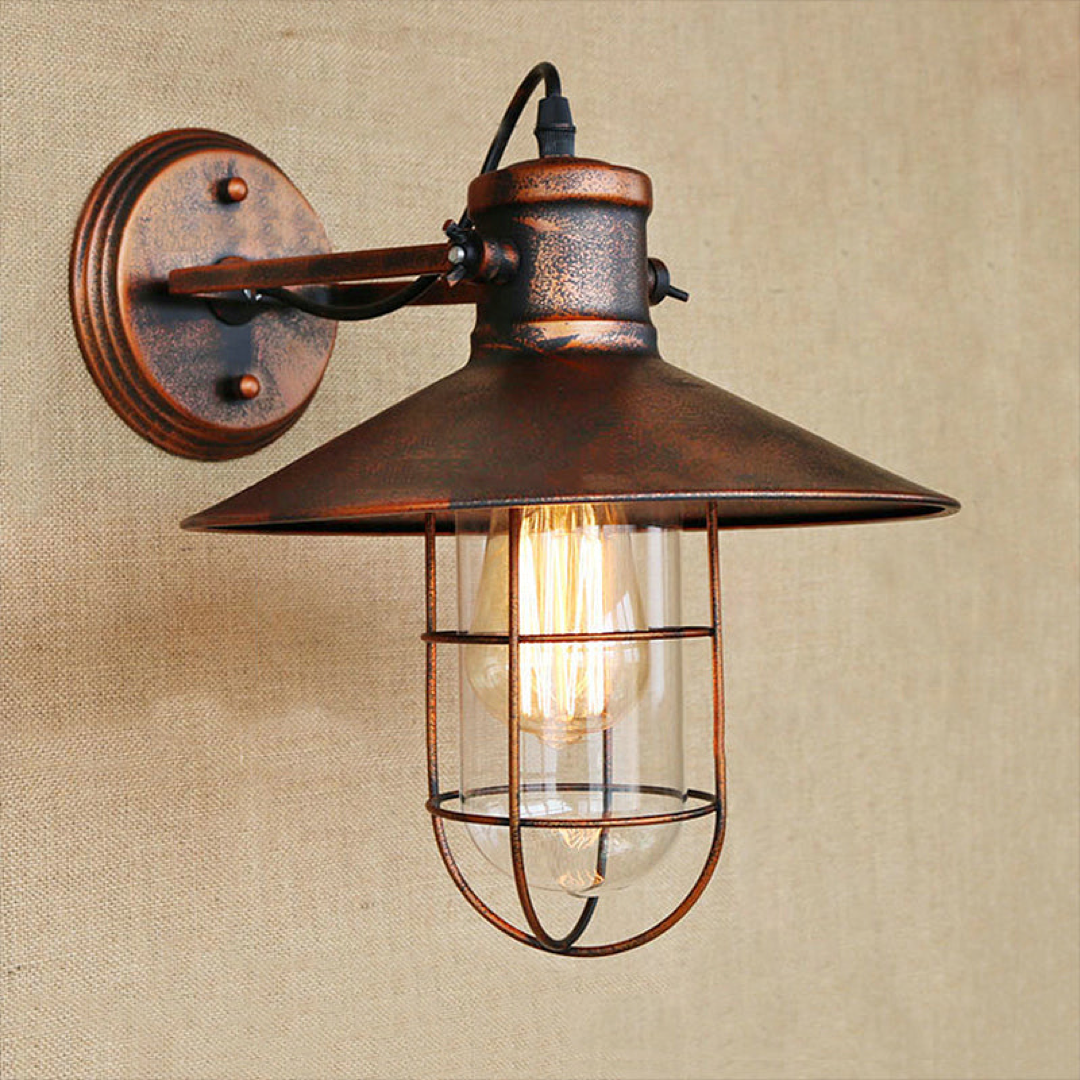 Vintage Glass Wall Sconce for Brighter Spaces