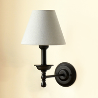 Fabric Shade Wall Sconce for Gentle Reading Light