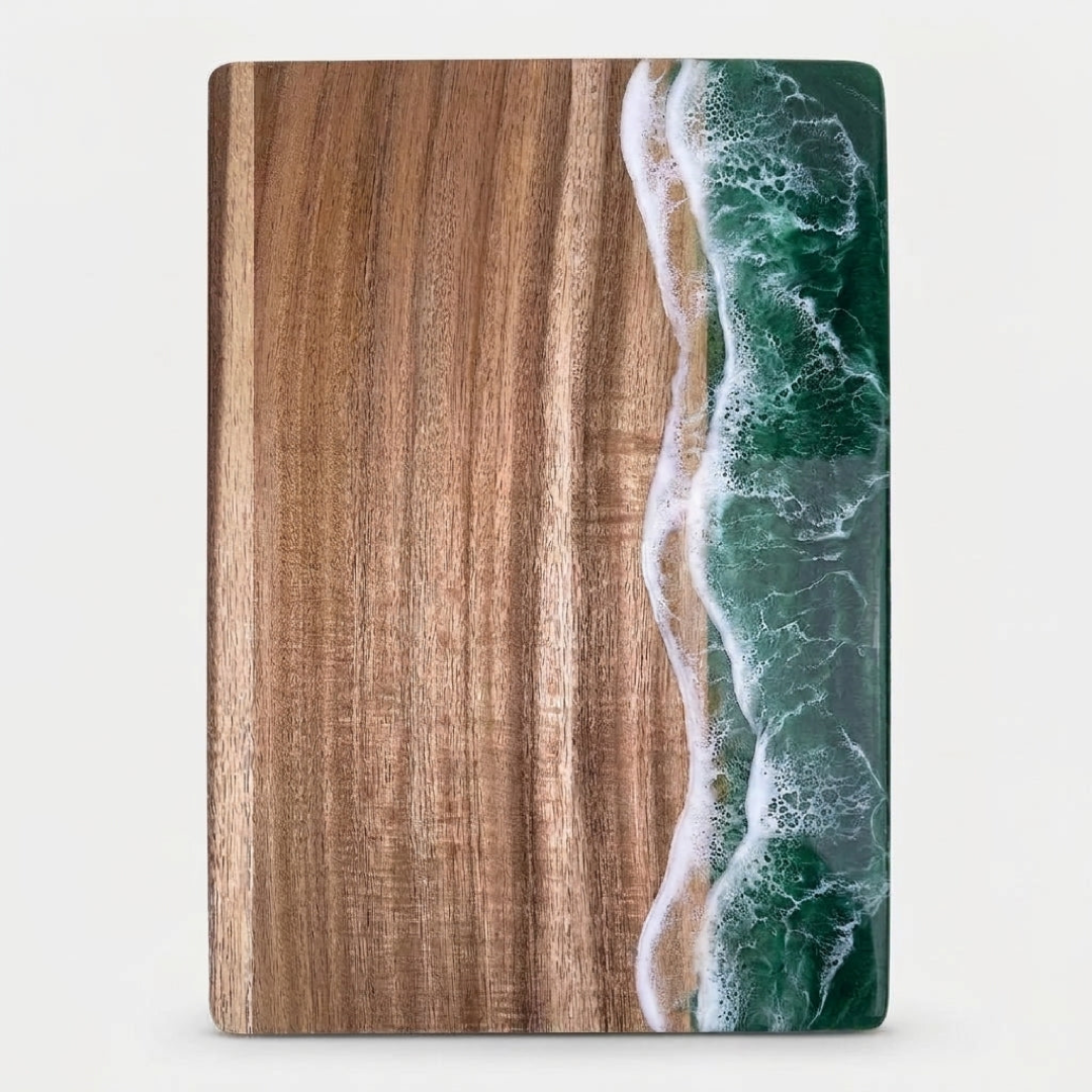 Ocean Resin Cutting Board for Mess-Free Prep