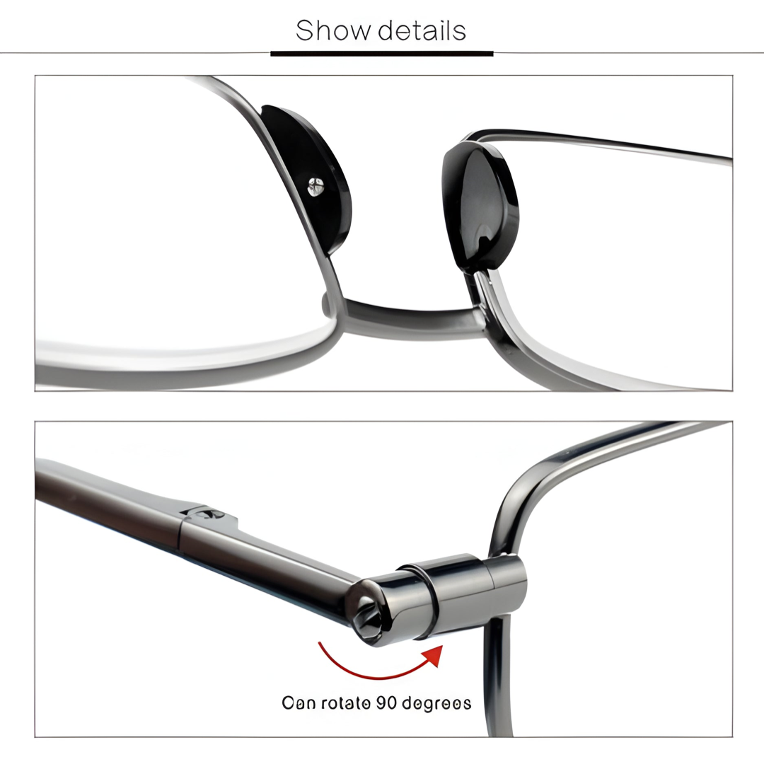 Pocket Reading Glasses With Slim Travel Case