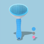 Silicone Cat Brush for Gentle Fur Removal