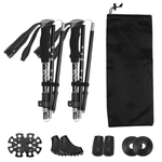 Folding Trekking Pole Pair for Stable Strides