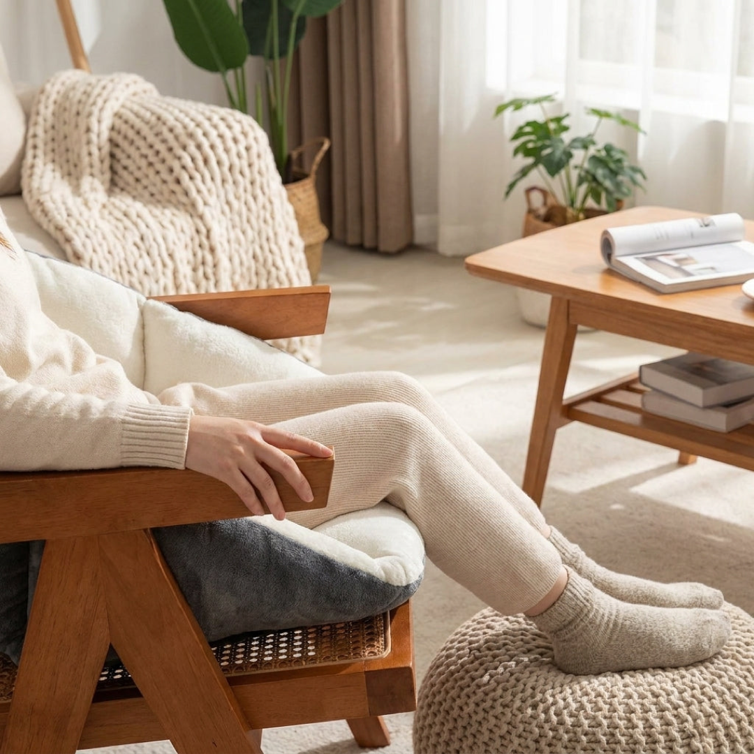 Contoured Memory Foam Seat Cushion for Long Sitting