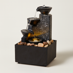 Three-Tier Tabletop Fountain for Calming Spaces