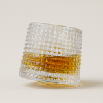 Swirling Crystal Whiskey Glasses for Fuller Flavor