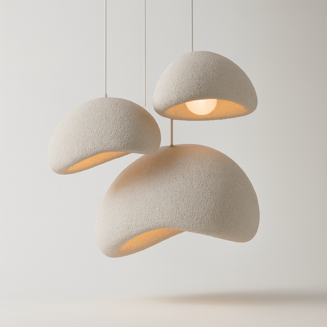 Sculptural Pendant Light with Adjustable Glow